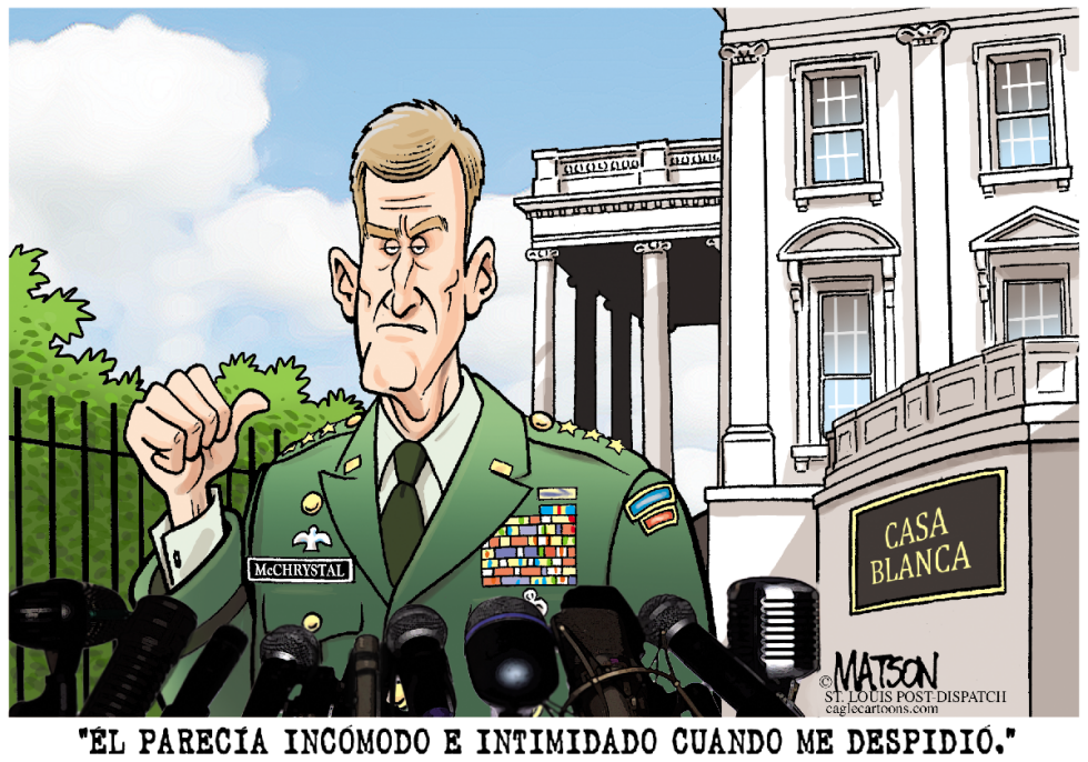  DESPEDIDA DEL GENERAL MCCHRYSTAL  by RJ Matson