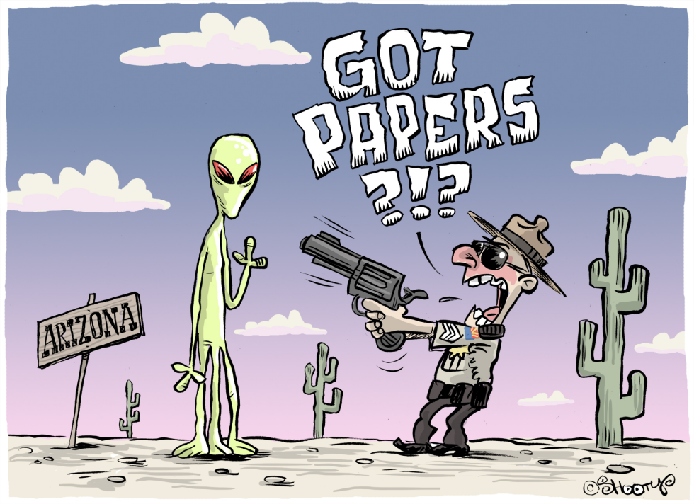 Alien in Arizona Color