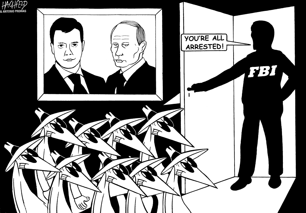 Ten Russian spies