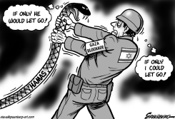 BLOCKADE SNAKE BW by Steve Greenberg