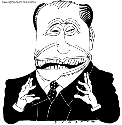 SILVIO BERLUSCONI by Osmani Simanca
