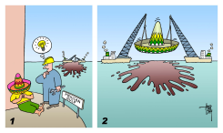 OIL POLLUTION AND SOMBRERO SOLUTION by Arend Van Dam