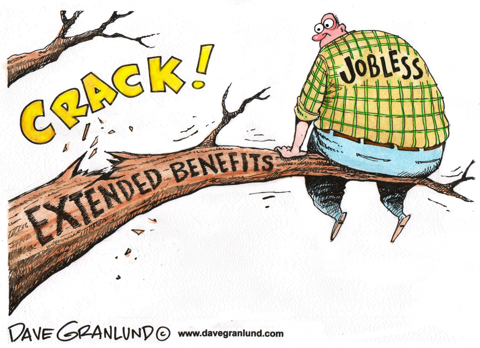  EXTENDED JOBLESS BENEFITS by Dave Granlund