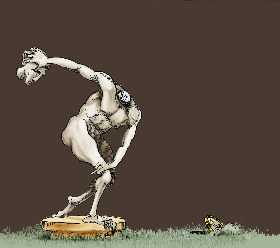  HEADLESS GREEK DISCUS THROWER by Riber Hansson