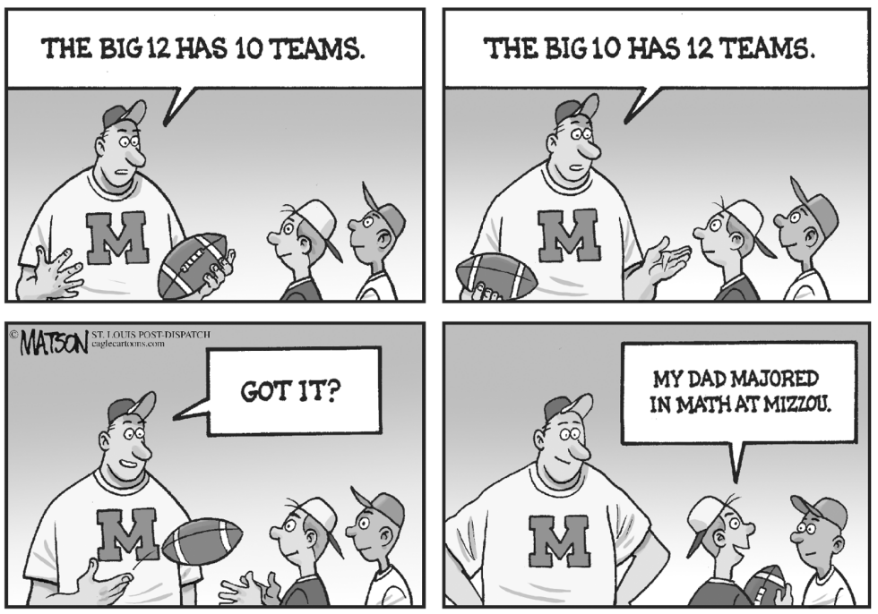  BIG 12 CONFERENCE REALIGNMENT by RJ Matson