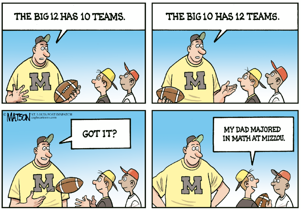  BIG 12 CONFERENCE REALIGNMENT by RJ Matson