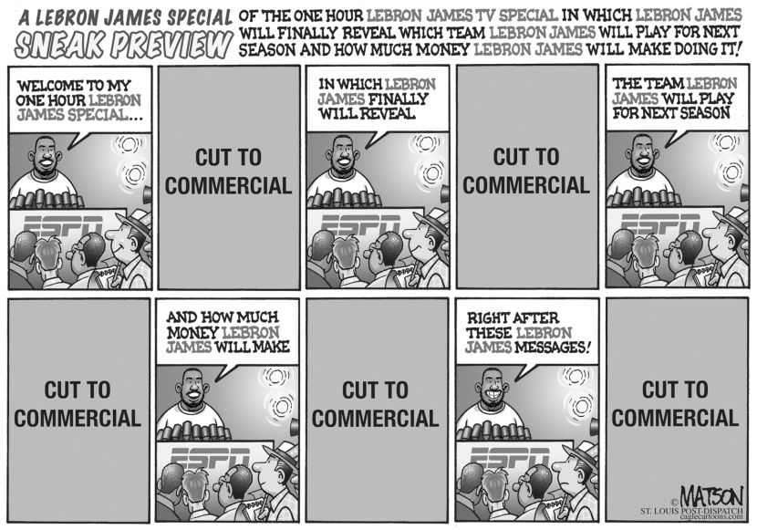 Lebron James TV Special