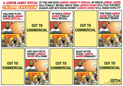 LEBRON JAMES TV SPECIAL by R.J. Matson