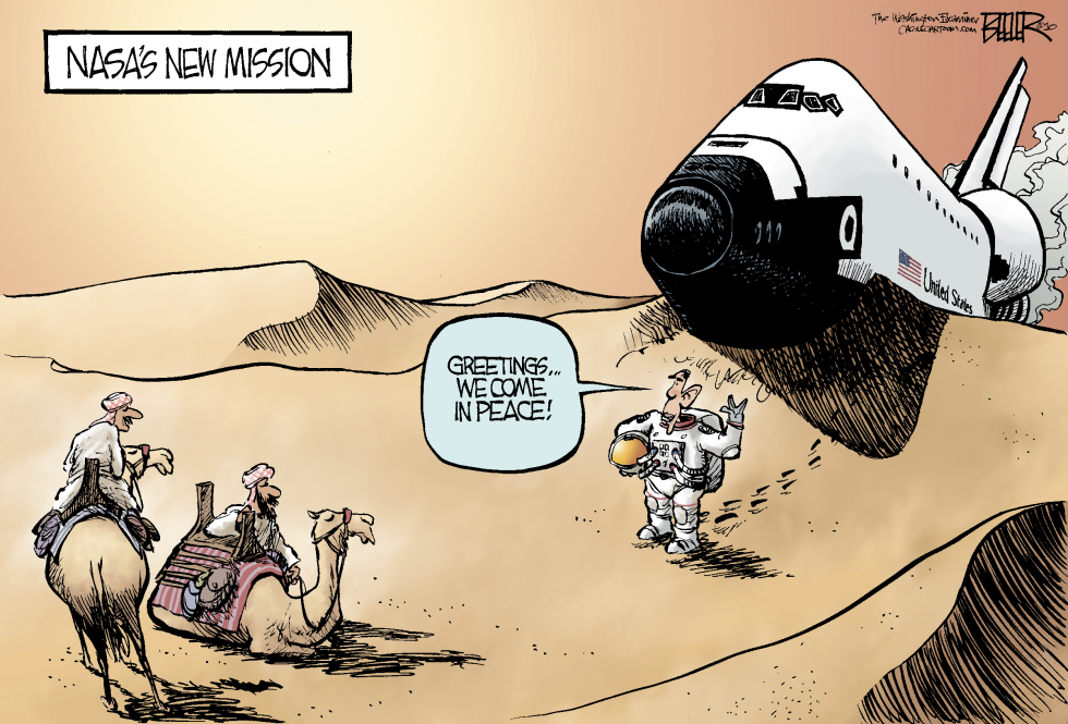  NASA MISSION by Nate Beeler