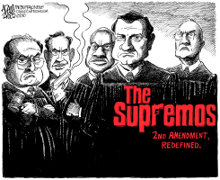 THE SUPREMOS  by Adam Zyglis