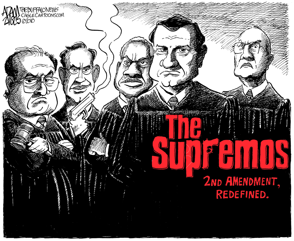  THE SUPREMOS by Adam Zyglis