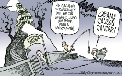 TANCREDO AT LARGE  by Mike Keefe