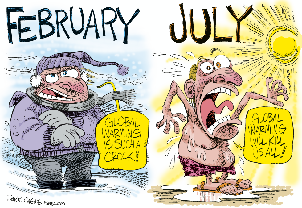 Hot Summer Global Warming COLOR