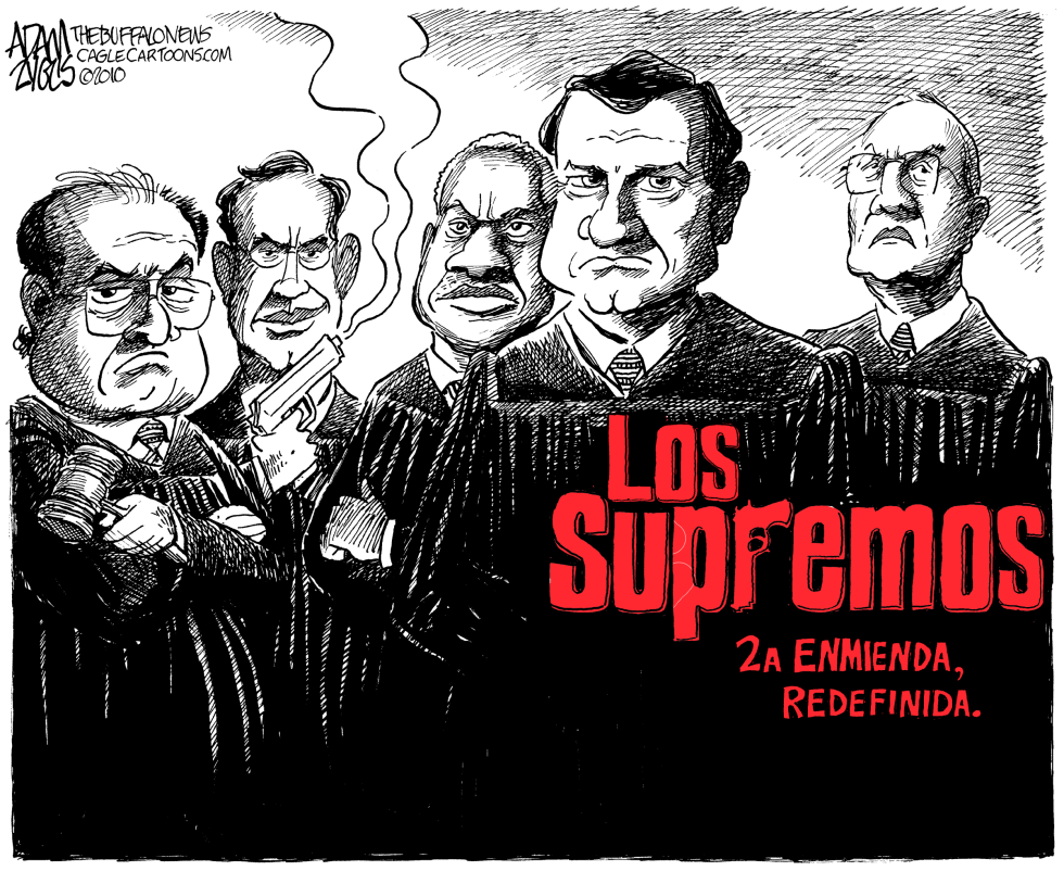  LOS SUPREMOS  by Adam Zyglis