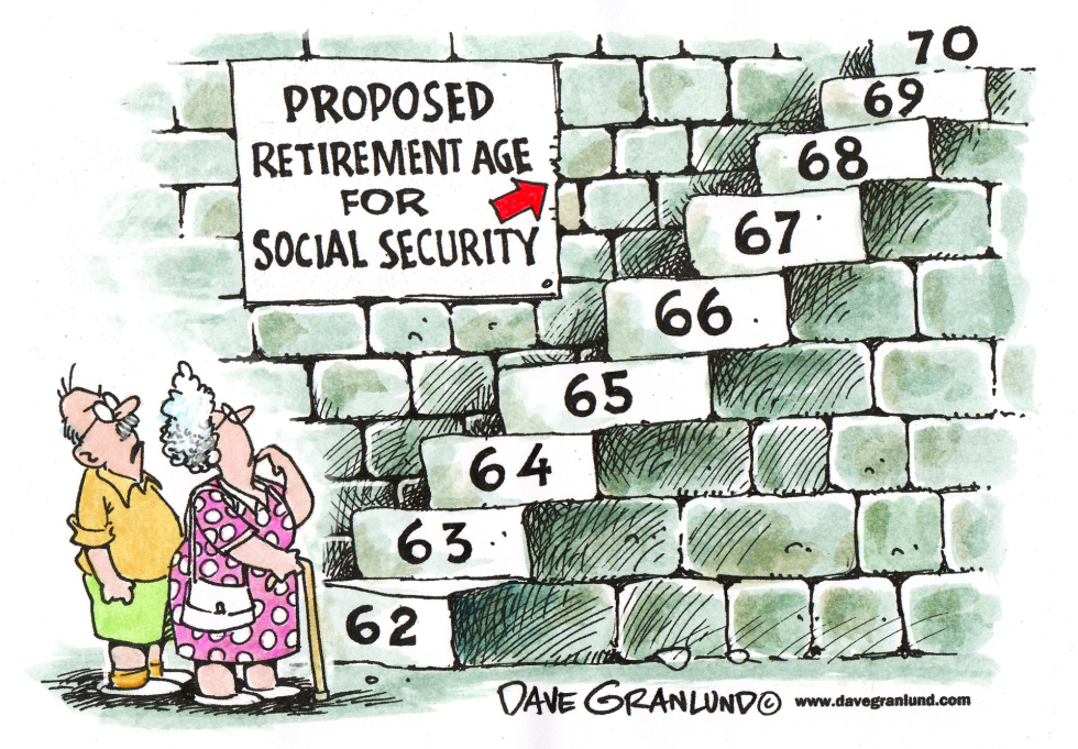 Proposed SS age to retire