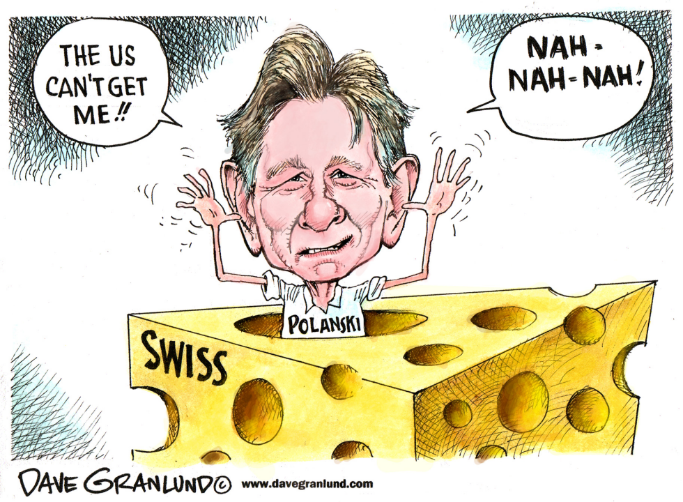  POLANSKI RELEASED BY SWISS by Dave Granlund