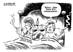 ROMAN POLANSKI FREED by Jimmy Margulies