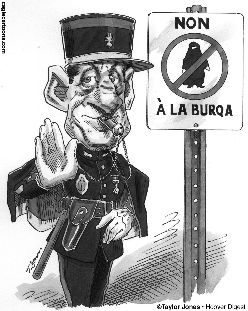 Nicolas Sarkozy - Non a la Burqa