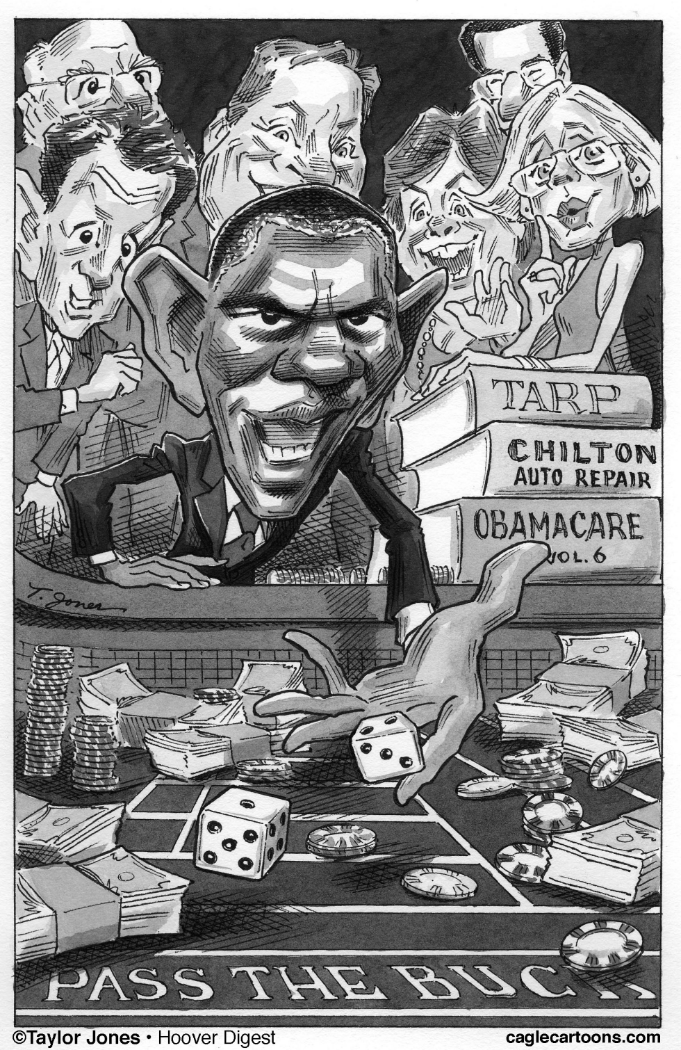  BARACK OBAMA - ECONOMIC CRAPS by Taylor Jones