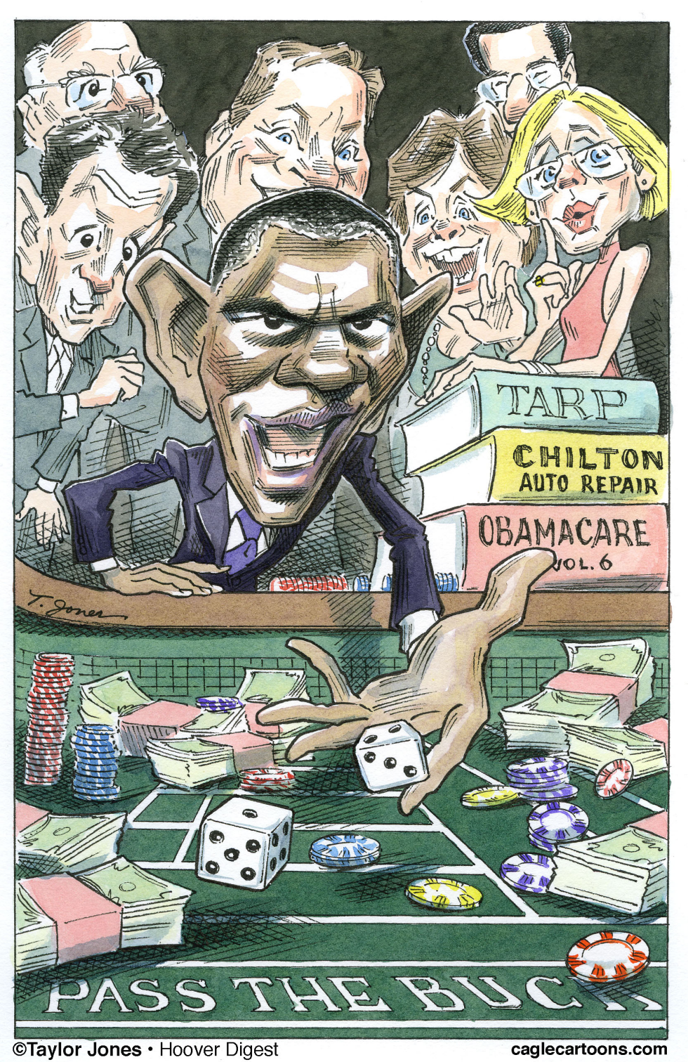 Barack Obama - Economic craps - COLOR