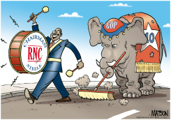 MICHAEL STEELE LEADS RNC PARADE by R.J. Matson