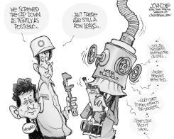 BP CAPS MEDIA BW by John Cole