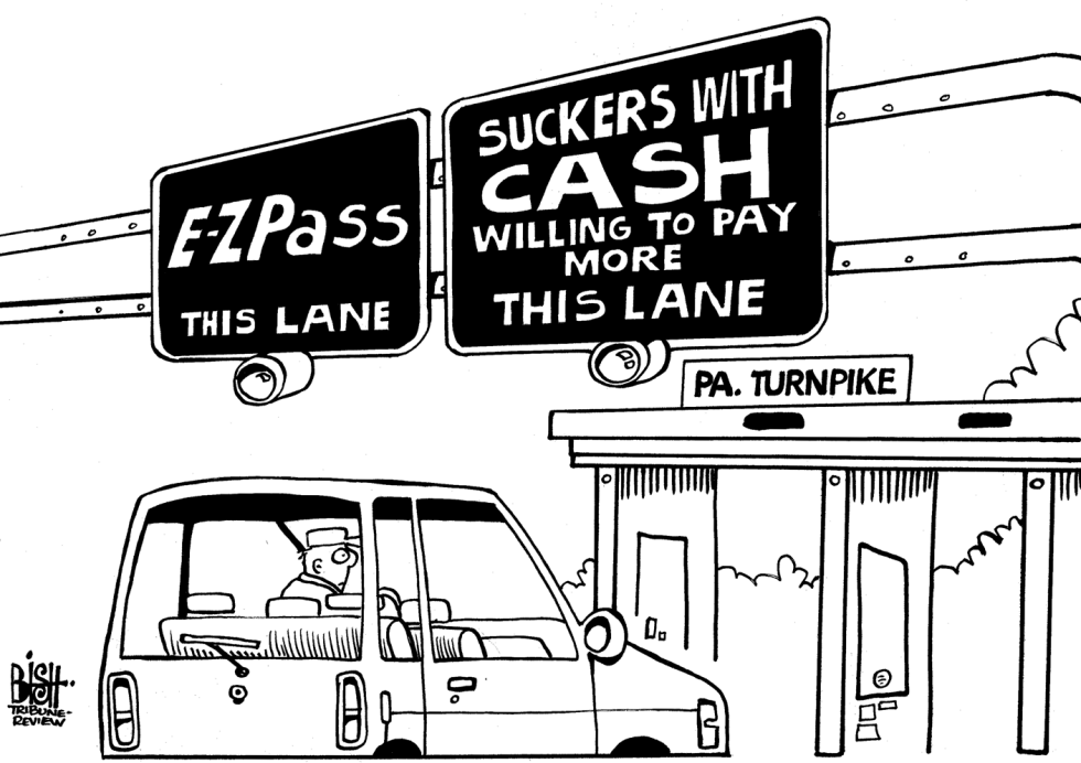 LOCAL- PA TURNPIKE RATE HIKE, b/w