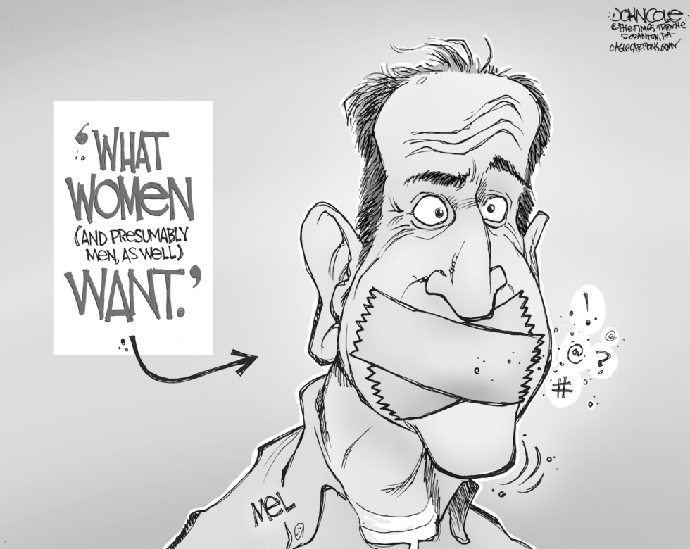 Mel Gibson BW