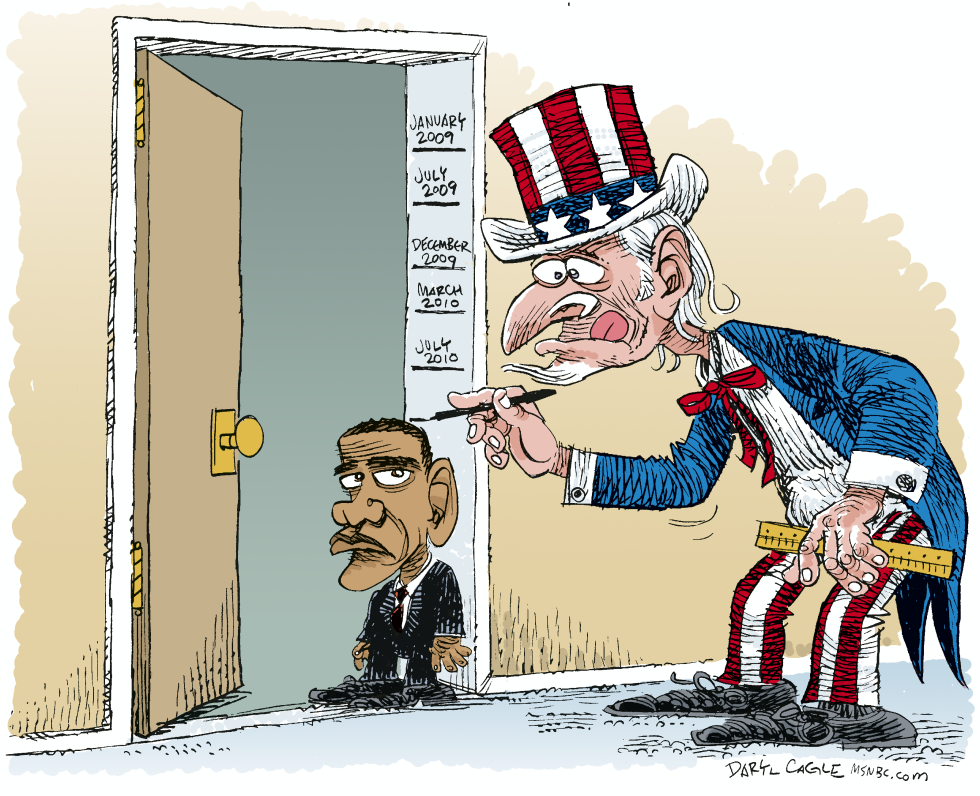  OBAMA SHRINKS  by Daryl Cagle