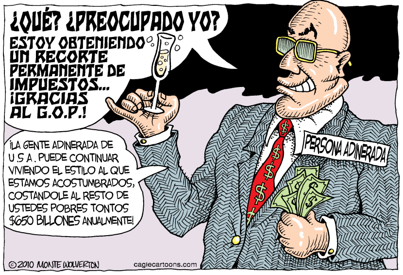 Recorte de Impuestos para los Adinerados / COLOR