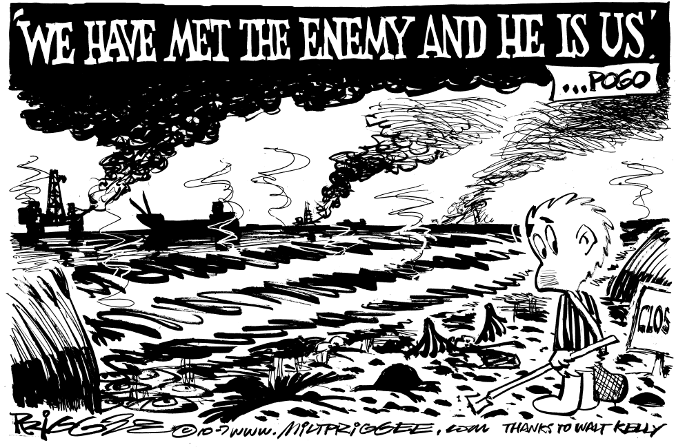  GULF OIL SPILL by Milt Priggee