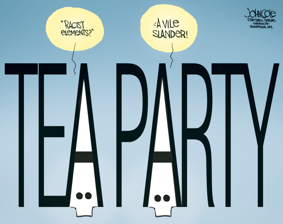 Tea Party racist elements COLOR
