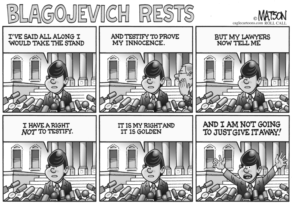 Blagojevich Rests