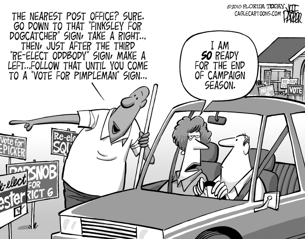 Too Many Campaign Signs