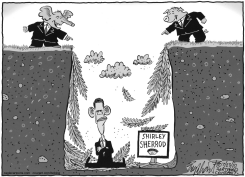 SHIRLEY SHERROD by Bob Englehart