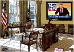 WHITE HOUSE FEARS FOX NEWS by R.J. Matson