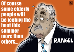 CHARLIE RANGEL FEELS THE HEAT,  by Randy Bish