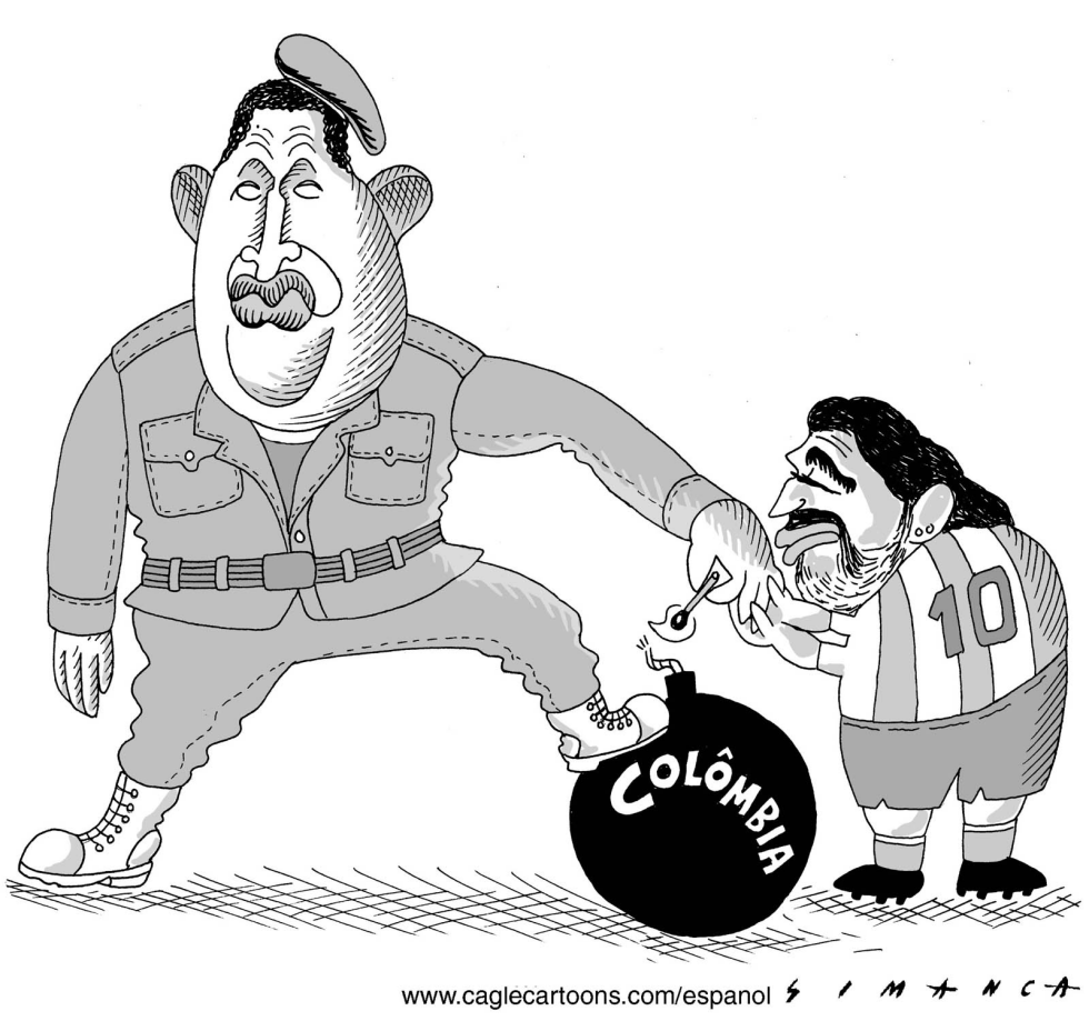 Chavez, Maradona y Colombia