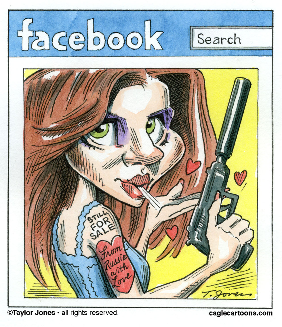 Anna Chapman still on Facebook - COLOR