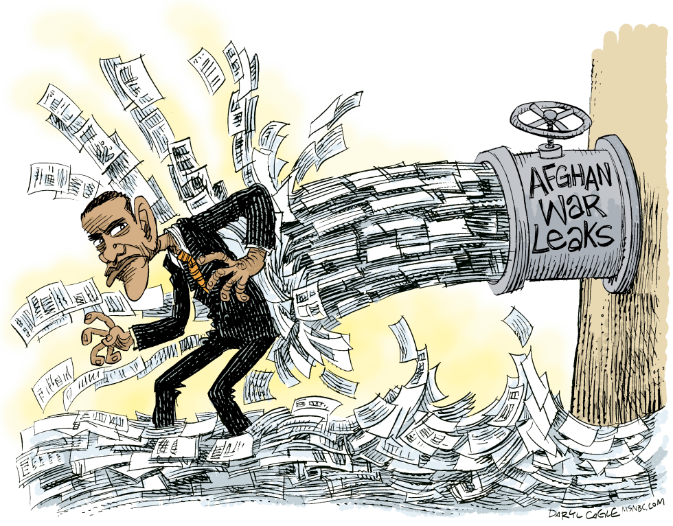 Afghan War Leaks and Obama COLOR