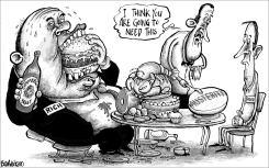 POOR MADE TO SUFFER BEACUSE OF GREEDY RICH by Brian Adcock
