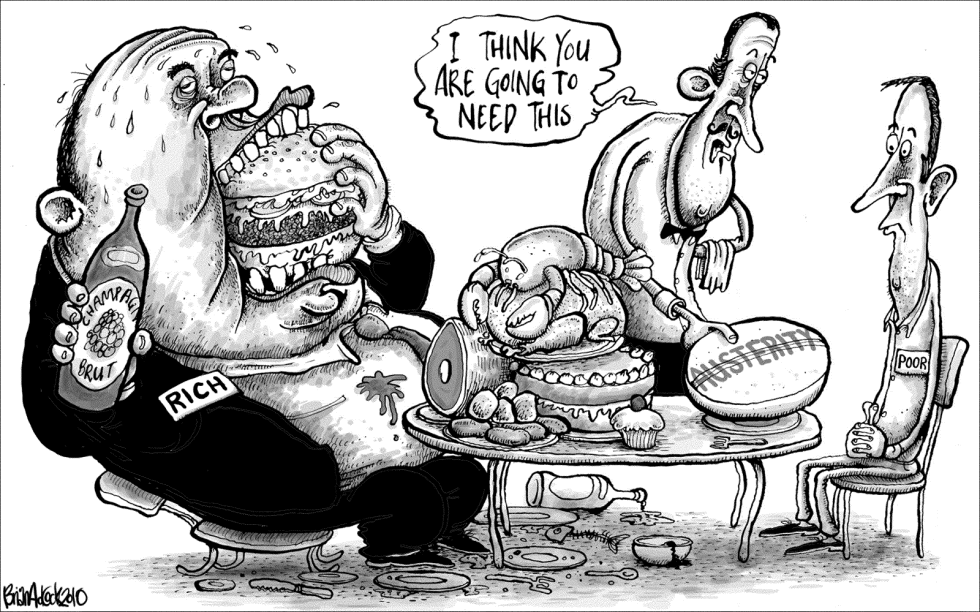 Poor Made to Suffer Beacuse of Greedy Rich