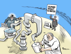 UN SUMMIT ON WATER  by Paresh Nath