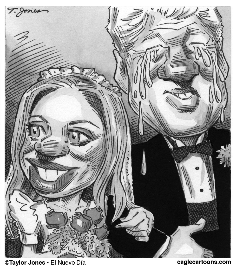 Chelsea Clinton and Dad in full emote