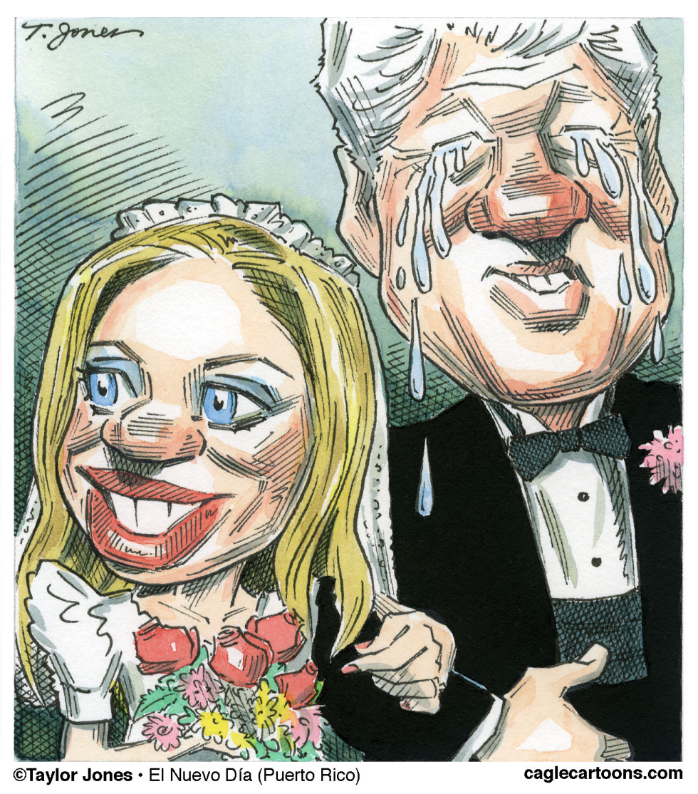 Chelsea Clinton y Papá COL