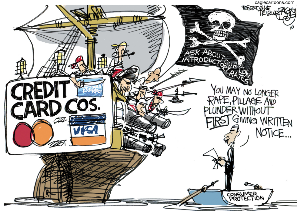  CREDIT CARD PIRACY by Pat Bagley