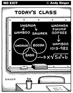 TODAYS CLASS by Andy Singer