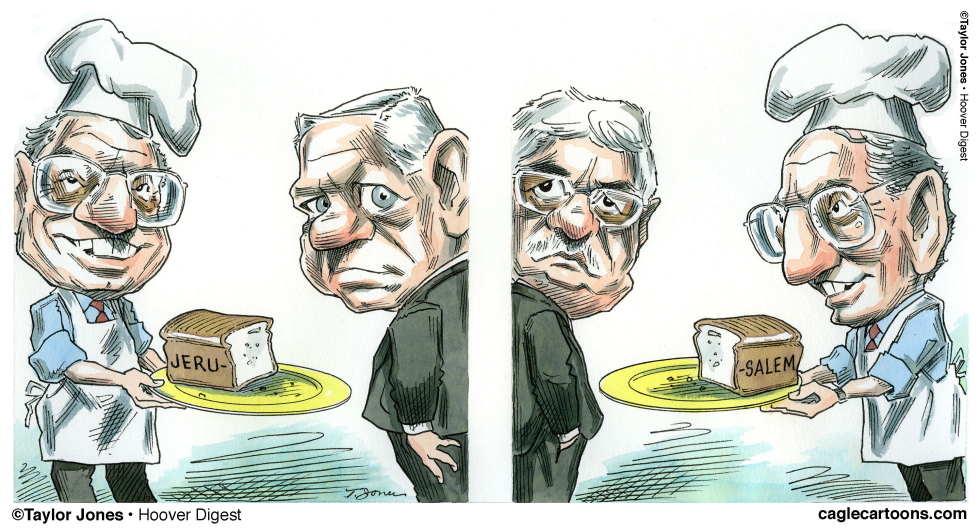 George Mitchell ofrece medio pan / COLOR