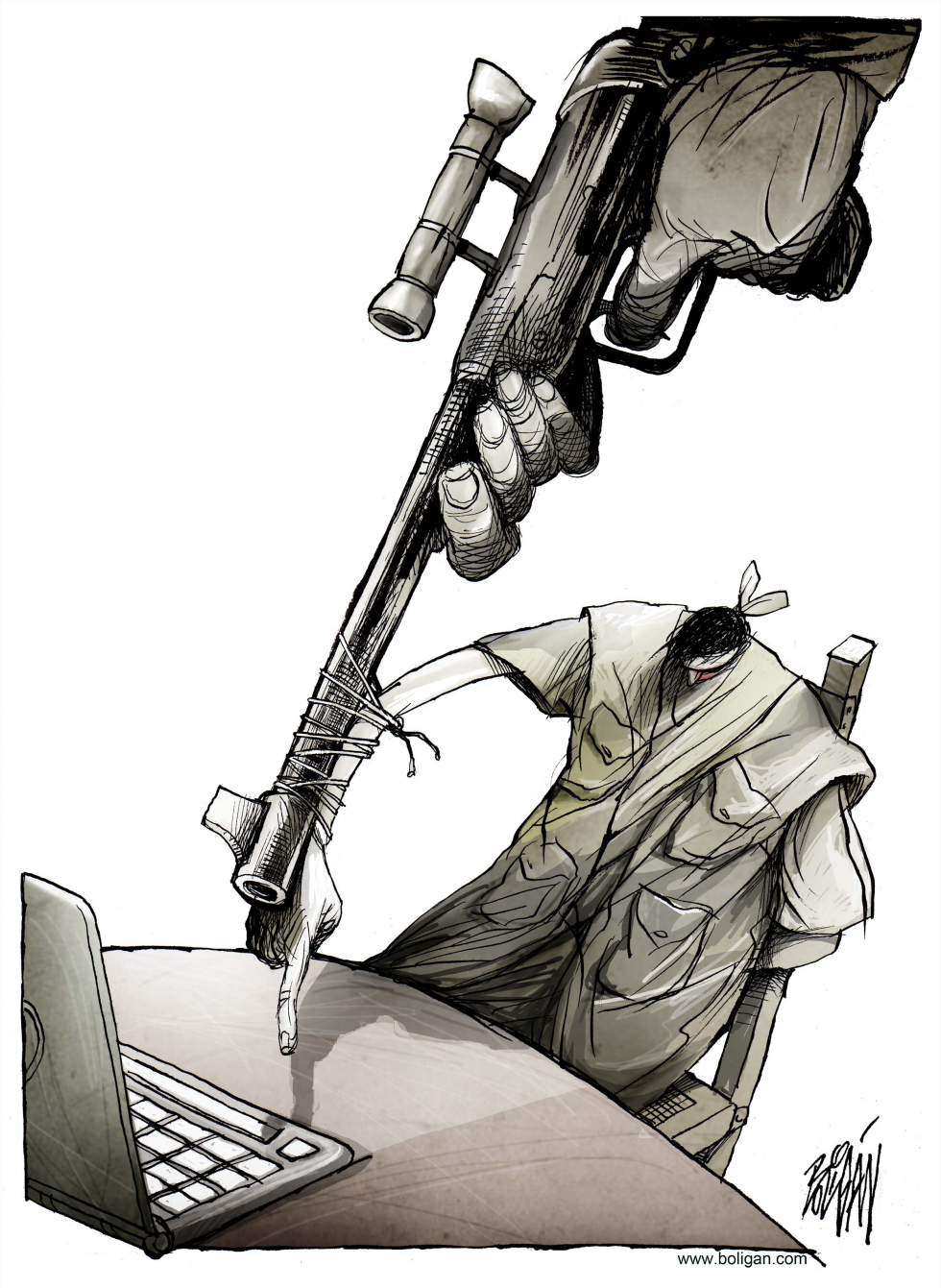 Periodista secuestrado / COLOR