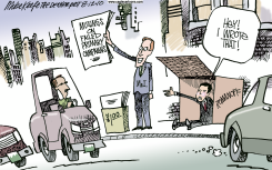LOCAL CO PRIMARY CAMPAIGNS  by Mike Keefe